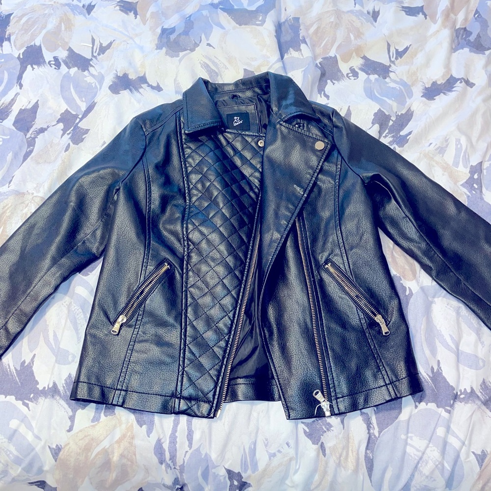 Art Class Faux Leather Jacket-worn once!